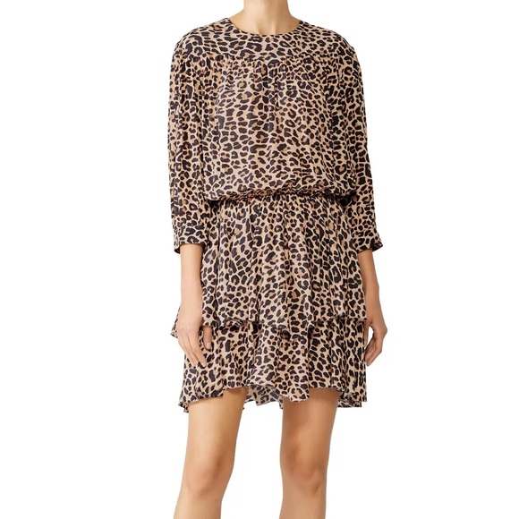 2/$30 Zadig & Voltaire Rooka Leo Dress - Picture 1 of 10